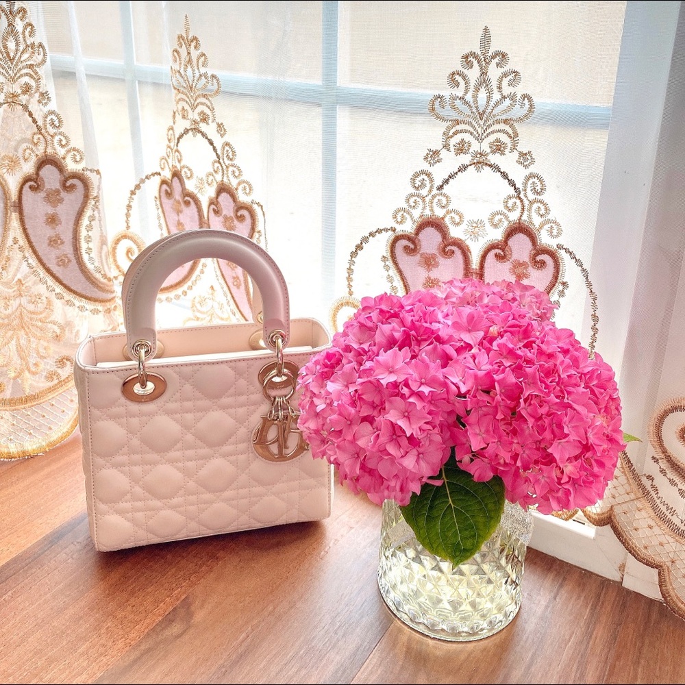 💗SOLD💗 Authentic Lady Dior ABC Powder Pink Small